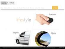 Tablet Screenshot of grupohuertas.com